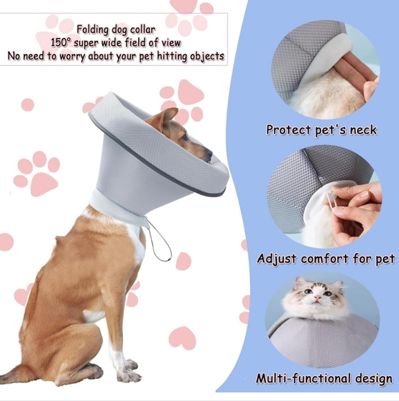 Extra soft, flexible, dog cone collars Size XL - Picture 2 of 6